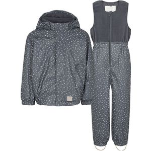 MarMar Regenkleding m. Fleece - PU - OBO - Gedroogde bloemblaadj - MarMar - 2-3 jaar (92-98) - Regenkleding