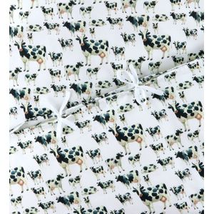 Nørgaard Madsens Beddengoed - Junior - Wit m. Koeien - Nørgaard Madsens - Julinor - Beddengoed - Junior