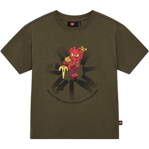 LEGO® Wear Ninjago T-Shirt - LwTaffy 609 - Groen - LEGO® Wear - 4 jaar (104) - T-Shirts