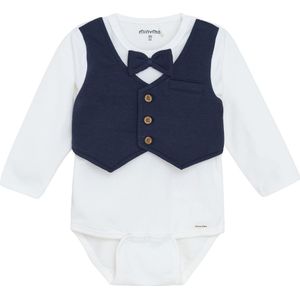 Minymo Romper l/s - Snow White - Minymo - 56 - Romper L/S