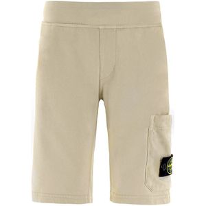 Stone Island Sweatshorts - Natural Beige - Stone Island - 8 jaar (128) - Shorts