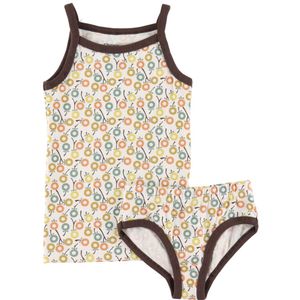 Katvig Ondergoed - Wit m. Appels - Katvig - 1 jaar (80) - Ondergoed