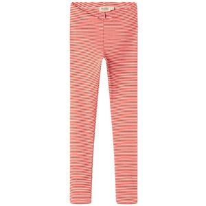 MarMar Leggings - Rib - Modaal - Rood Stripe - MarMar - 56 - Leggings