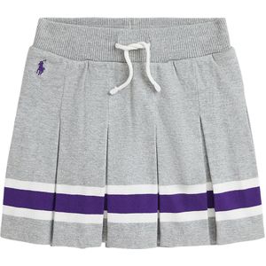 Polo Ralph Lauren Tennisrok - Grijs Gevlekt m. Paars/Wit - Polo Ralph Lauren - 6 jaar (116) - Rok