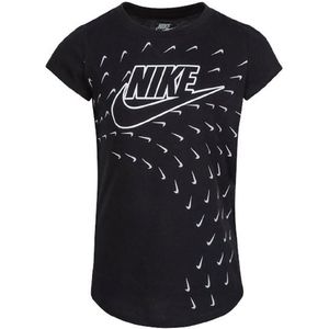 Nike T-Shirt - Futura Swoosh Glide - Zwart - Nike - 4 jaar (104) - T-Shirts