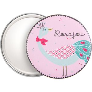 Rosajou Zakspiegel - Roze m. Pauw - Rosajou - OneSize - Spiegel