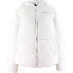 Champion Gevoerde Jas - Wit - Champion - 9-10 jaar (134-140) - Donsjassen