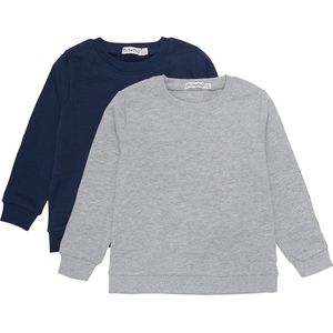 Minymo - Sweatshirt - Effen - Katoen - 2-Pack