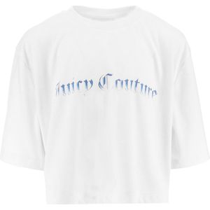 Juicy Couture T-Shirt - Loose Crop - Wit - Juicy Couture - XXS - Xtra Xtra Small - T-Shirts