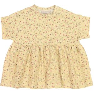 Wheat Jurk - Jersey - Emilie - Clam Flower Wijnen - Wheat - 68 - Jurk