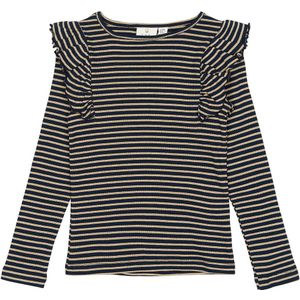 The New Blouse - Rib - TnPriscilla - Navy Blazer Striped m. Glim - The New - 5-6 jaar (110-116) - Shirts