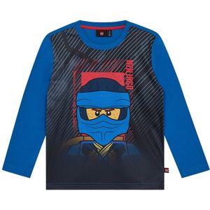 LEGO® Wear Ninjago Blouse - LwTaffy - Blauw - LEGO® Wear - 4 jaar (104) - Shirts