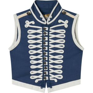 Stella McCartney Kids Vest - Navy m. Wit - Stella McCartney Kids - 8 jaar (128) - Vest