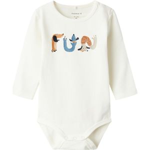 Name It Romper L/æ - NbmKeyman - Jet Stream - Name It - 50 - Romper L/S