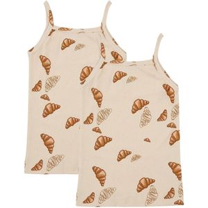 VACVAC Onderhemden - Maggie - 2-pack - Croissant BIG - VACVAC - 2 jaar (92) - Onderhemd