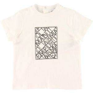 Emporio Armani T-Shirt - Wit m. Borduurwerk - Emporio Armani - 1½ jaar (86) - T-Shirts