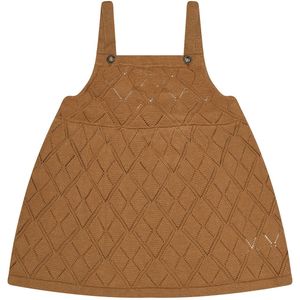 Petit Piao Jurk - Gebreid - Caramel - Petit Piao - 6 jaar (116) - Jurk
