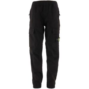 Stone Island Broek - Zwart m. Logo - Stone Island - 8 jaar (128) - Broeken - Katoen