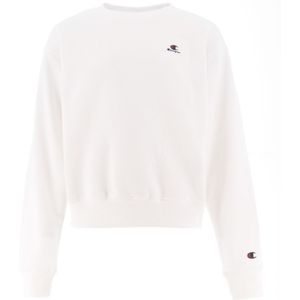 Champion Fashion Sweatshirt - Bijgesneden - Wit m. Logo - Champion - 16-18 jaar (176-188) - Sweatshirt