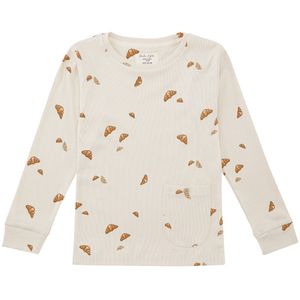 VACVAC Blouse - Ello - Rib - Mini Croissant Love - VACVAC - 1-1½ jaar (80-86) - Shirts