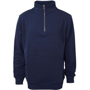 Hound Sweatshirt - Halve ritssluiting - Navy - Hound - 8 jaar (128) - Sweatshirt