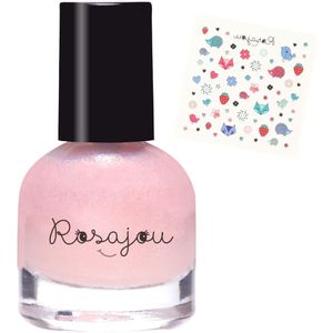 Rosajou Nagellak m. Nagelstickers - Ballerina's - Rosajou - OneSize - Nagellak