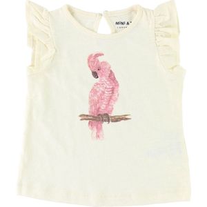 Mini A Ture T-Shirt - Decia - Wit m. Papegaai - Mini A Ture - 68 - T-Shirts
