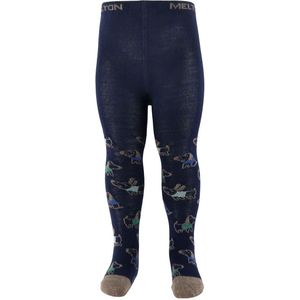 Melton Panty's - Wol - Dog Fun - Peacoat Blue - Melton - 56/62 - Panty's