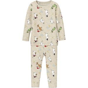 Name It Pyjama set - NmnSemol - MOOMIN - Peyote Melange - Name It - 6 jaar (116) - Pyjama - Tweedelig