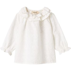 MarMar Blouse - Tonello - Wit m. Bogen - MarMar - 1 jaar (80) - Shirts