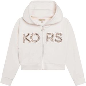 Michael Kors Cardigan - Bijgesneden - Cream m. Klinknagels - Michael Kors - 14 jaar (164) - Cardigan