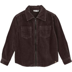 Minymo Overhemd - Koord - Fluweel - Chocolate Chip - Minymo - 5 jaar (110) - Overhemd
