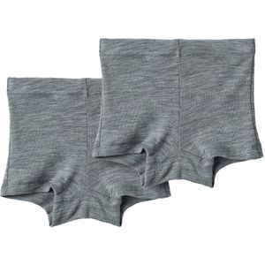 Wheat Boxershorts - 2-pack - Wol - Avalon - Melange Grey - Wheat - 3 jaar (98) - Boxershorts
