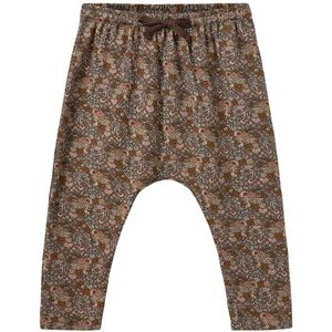 Sofie Schnoor Broek - SarahSB - Brown m. Bloemen - Sofie Schnoor - 62 - Broeken - Katoen