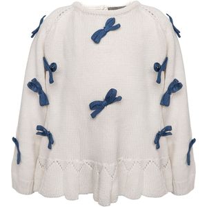 Hanevild Blouse - Gebreid - Ivory/Bogen - Hanevild - 1½ jaar (86) - Shirts