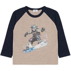 Hust and Claire Blouse - HCAnton - Biscuit m. Leopard - Hust and Claire - 7 jaar (122) - Shirts