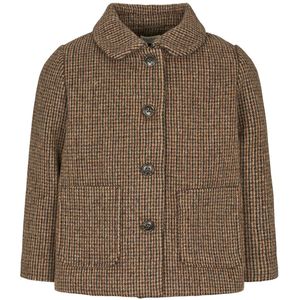 MarMar Jas - Wol - Ovaal - Aardse ruit - MarMar - 10 jaar (140) - Zomerjas