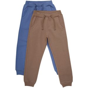 Minymo Joggingbroek - 2-pack - Vintage Indigo - Minymo - 4 jaar (104) - Joggingbroek