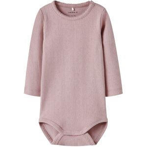 Name It Romper l/s - NbfOklahoma - Gepolijst Lilac - Name It - 68 - Romper L/S