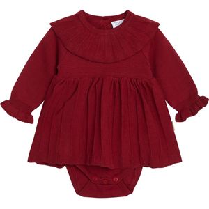 Hust and Claire Body met Rok L/æ - Gebreid - Klara - Theebes - Hust and Claire - 2 jaar (92) - Romper L/S