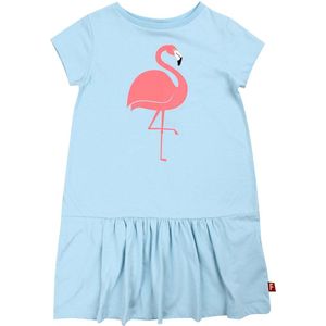 DYR-Cph Jurk - Dierlijk Perky - Baby Blue Flamingo - DYR - 2 jaar (92) - Jurk