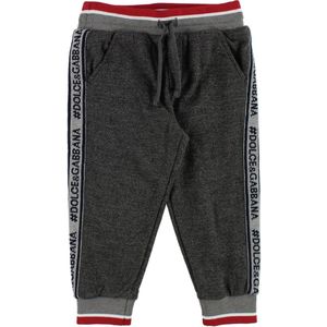 Dolce & Gabbana Broek - Viscose/Wol/Acryl - Antraciet Grijs - Dolce & Gabbana - 10 jaar (140) - Broeken - Katoen