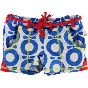Katvig Classics Zwemslips - UV50+ - Blauw Appels m. Rood - Katvig - 80/86 - Badmode