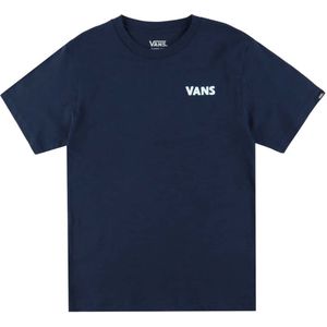 VANS - Headwaves - Shirt - Navy/Smoky Blue/Grijs - Jersey, Ronde Hals, Motiefprint, Kwartmouw