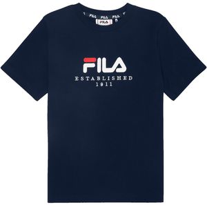 Fila T-Shirt - Benna - Black Iris m. Logo - Fila - 1½-2 jaar (86-92) - T-Shirts