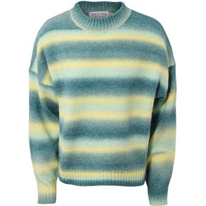 Hound Blouse - Gebreid - Gestreept Groen - Hound - 10 jaar (140) - Shirts