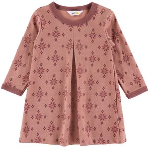 Joha Jurk - Wol/Katoen - Rose m. Sneeuwvlokken - Joha - 60 - Jurk