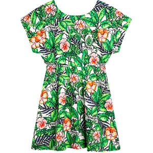 Kenzo Jurk - Mint Green m. Bloemen/Pointelle - Kenzo - 6 jaar (116) - Jurk