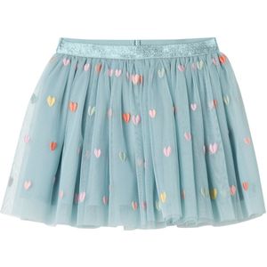 Stella McCartney Kids Tule Rok - Lichtblauw m. Harten - Stella McCartney Kids - 4 jaar (104) - Rok