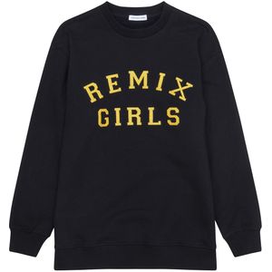 Designers Remix Sweatshirt - Willie - Zwart - Designers Remix - 12 jaar (152) - Sweatshirt